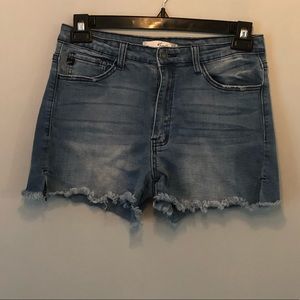Denim shorts